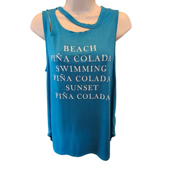 Nwt express size M medium vacation cruise holiday beach top summer NEW preppy - Picture 1 of 8